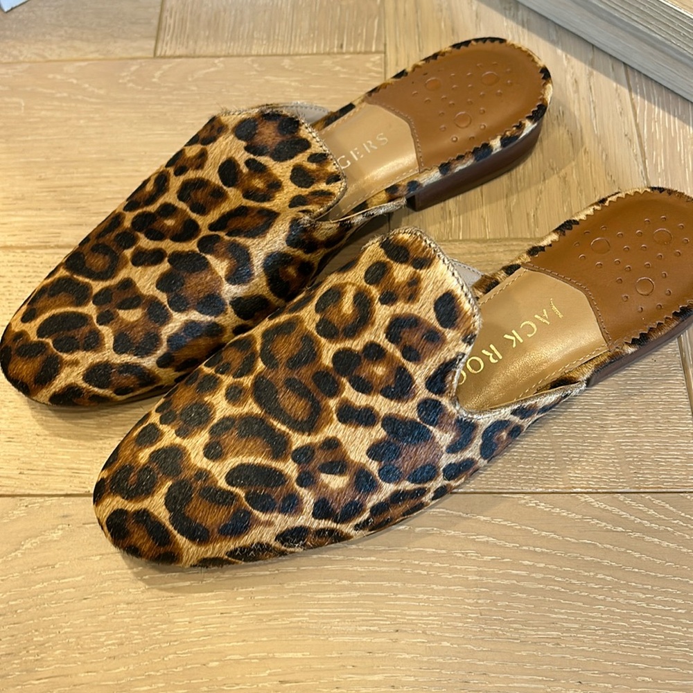 Jack Rogers Animal print mules